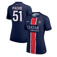 Paris Saint-Germain Willian Pacho #51 Hjemmedrakt Dame 2024-25 Kortermet